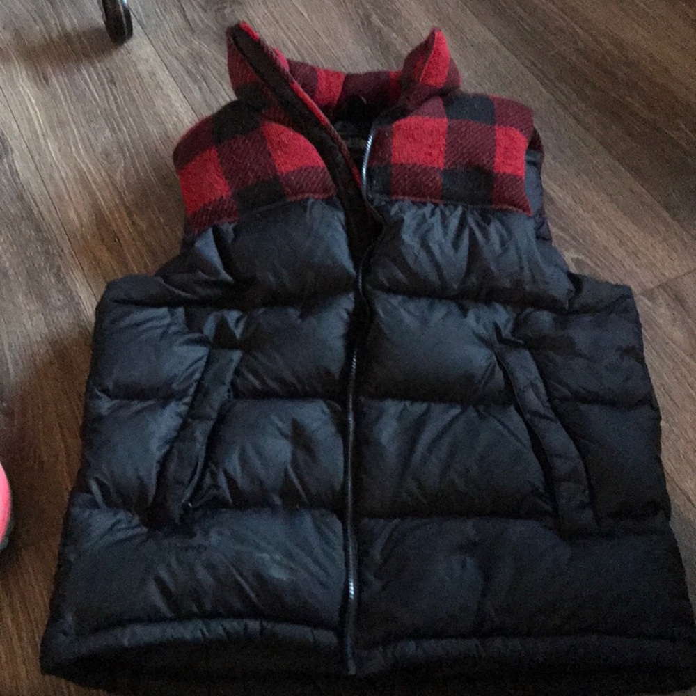 North face down nuptse vest